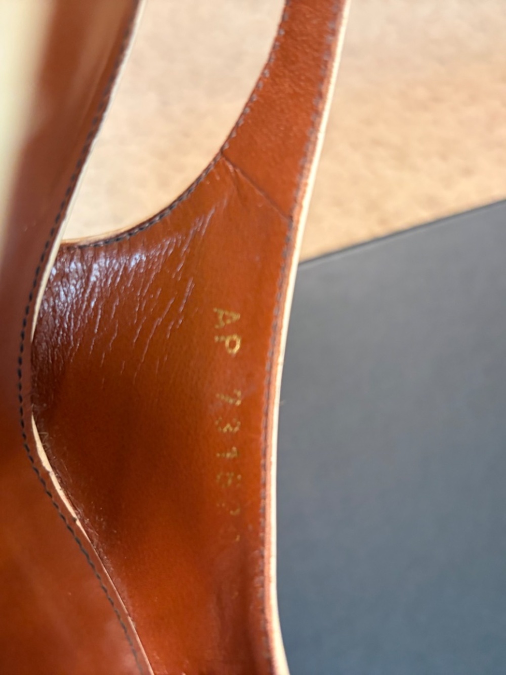 Saint Laurent YSL Paloma Cream High Heel Sandals, Slingback - Picture 13 of 13